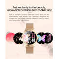 LW07 Steel Mesh Smartwatch IP68 Waterproof Heart Rate Classic Smart Watch for Girls Women